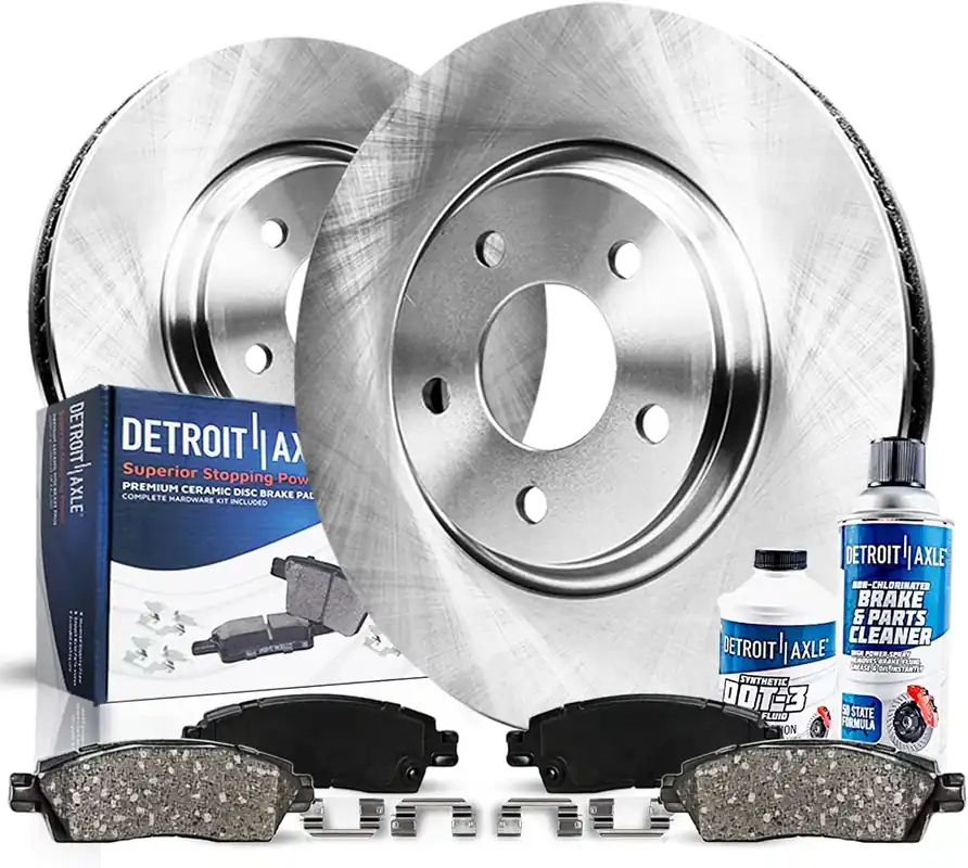 Limited Time 6pc Front Disc Rotors and Ceramic Brake Pads Kit