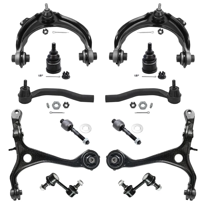 12pc Front Upper Lower Control Arms Tie Rods Sway Bar Links Suspension Kit Shop Now
