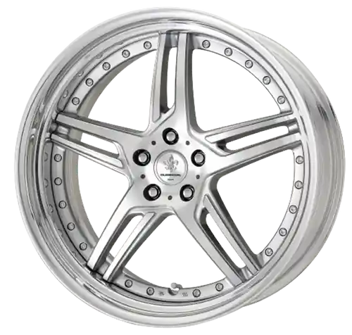 Viral DURANDAL DD5.2 SILVER POLISHED 5x108 19X10.5 +77MM