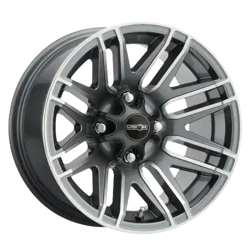 Vision ATV 112 Assault 4x156 14x8-10 Gunmetal Machined Face Latest
