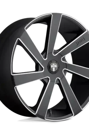 Mega Sale DUB 1PC S133 DIRECTA BLANK 24X10 +33 MATTE BLACK MILLED