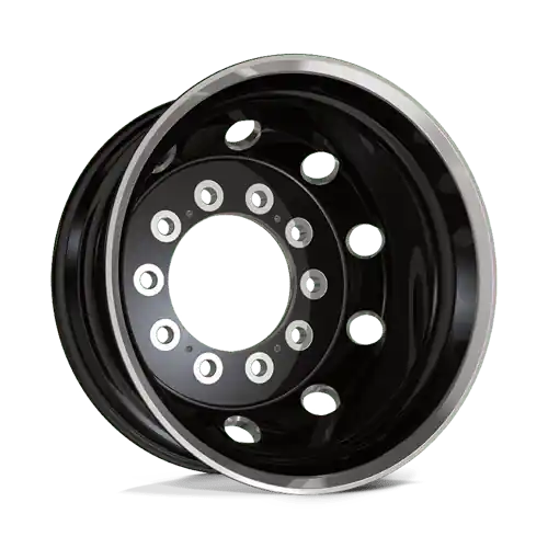 ATX AO404 JOURNEY 10X285.75 22.5X8.25 -168 SATIN BLACK W/ POLISHED LIP - REAR OUTER Cheap