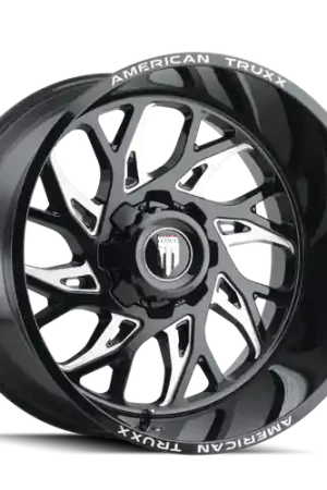 Fan Favorite American Truxx Destiny AT1913 5x127 22x12-44 Black/Milled