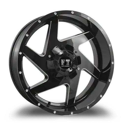 Deal FULL THROTTLE FT6052 5x127/5x139.7 20x10-24 BLACK / MILLED