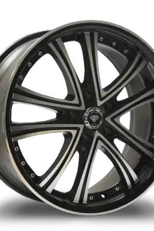 Price Drop WHITE DIAMOND W179 5x114.3 20x8.5+35 BLACK / MACHINED