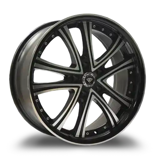 Price Drop WHITE DIAMOND W179 5x114.3 20x8.5+35 BLACK / MACHINED
