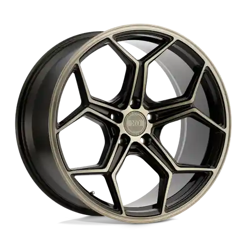 XO HELSINKI 5X114.3 20X9 +32 DARK BRONZE W/ BRUSHED BRONZE FACE Super Sale