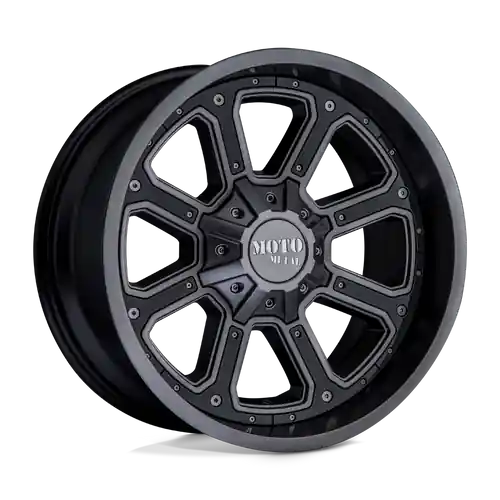 Moto Metal MO984 SHIFT BLANK 22X14 -76 MATTE GRAY GLOSS BLACK INSERTS High Quality