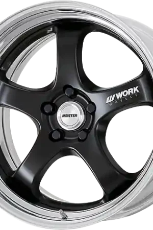 Work Meister S1R 4x100 17x9+0 A Disk Matte Black Hassle-Free Returns