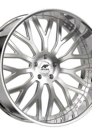 Amani Sorleno 5X120/5x127 26x10 +5 Brush center chrome lip Luxury