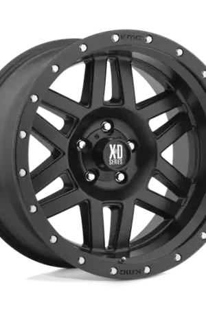 Popular XD XD128 MACHETE 8X165.1 16X8 +0 SATIN BLACK WITH REINFORCING RING