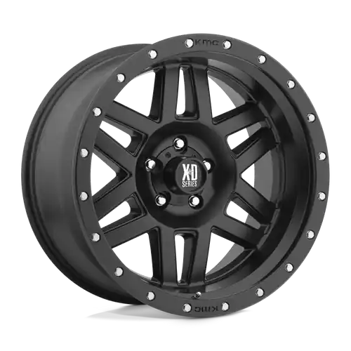 Popular XD XD128 MACHETE 8X165.1 16X8 +0 SATIN BLACK WITH REINFORCING RING