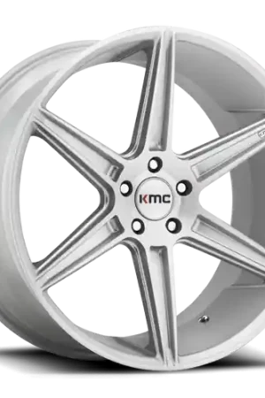 Special Discount KMC KM711 PRISM 5X114.3 20X10.5 +45 BRUSHED SILVER