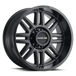 Raceline 948B Split 6X135 20x10 -19 Satin Black Time-Limited