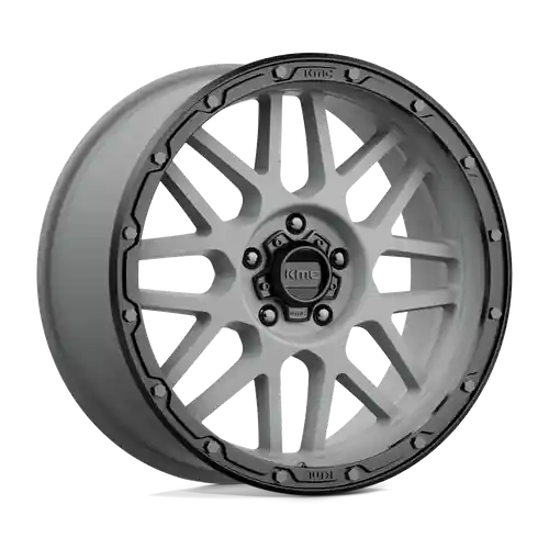 Affordable KMC KM535 GRENADE OFF-ROAD 5X150 20X9 +18 MATTE GRAY MATTE BLACK LIP