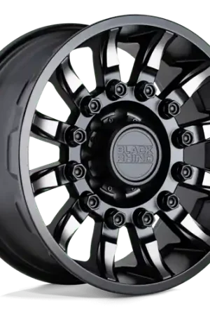 Black Rhino MISSION 5X127 17X8.5 -18 MATTE BLACK W/ MACHINED TINTED SPOKES Time-Limited