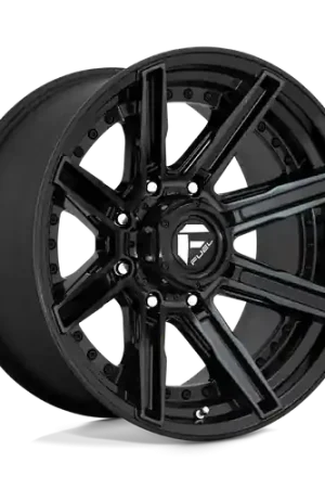 Secure Checkout Fuel 1PC D708 ROGUE 8X180 20X10 -18 GLOSS MACHINED DOUBLE DARK TINT