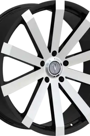 Secure Checkout VELOCITY 12 5X115 22x9 +13 BLACK MACHINED