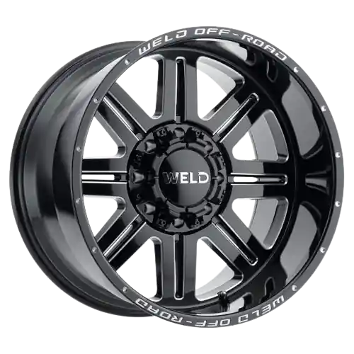 WELD Off-Road Chasm 6x135 18x12 -44 Gloss Black/Milled Worldwide Shipping