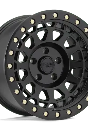 New Release Black Rhino PRIMM 6X114.3 18X9.5 +18 MATTE BLACK W/ BRASS BOLTS
