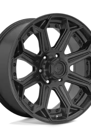 Fuel 1PC D706 SIEGE 8X165.1 22X12 -44 MATTE BLACK Modern