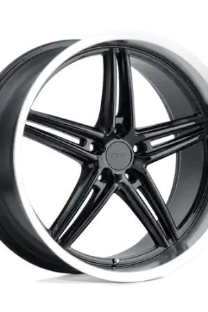 Hot Deal TSW VARIANTE 5X112 18X9.5 +39 GLOSS BLACK W/ MACHINED LIP