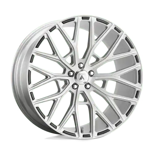 Free Shipping Asanti Black ABL-21 LEO 5X120 22X9 +32 BRUSHED SILVER