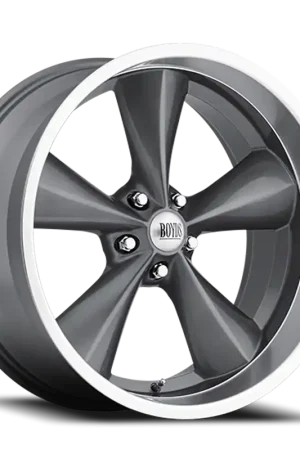 Boyd Coddington Bc1Gm Junkyard Dog Wheel 17x7 5x120.65 Gunmetal w/ Machined Lip 0mm Limited Time