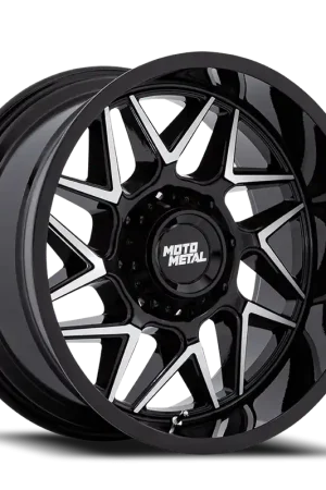 Price Cut Moto Metal Mo812 Turbine Wheel 20x9 5x139.7 Gloss Black w/ Machined Face 1mm