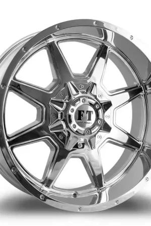 Full Throttle Ft2 Wheel 22x12 6x135 Chrome -44mm - FREE T-SHIRT INCLUDED! Buy Online