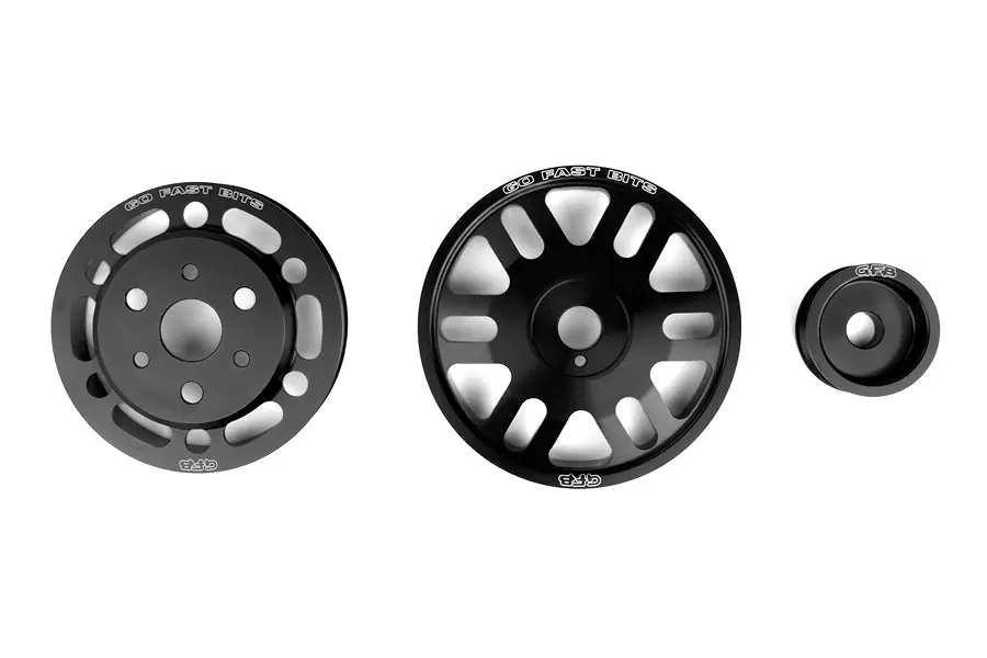 Today Only Go Fast Bits 3pc Lightweight Pulley Kit - 2013-2016 Scion FR-S / 2013-2020 Subaru BRZ / 2017-2019 Toyota 86