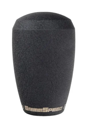 GrimmSpeed Shift Knob Stainless Steel Black - M12x1.25 - Manual Subaru Models Fan Favorite
