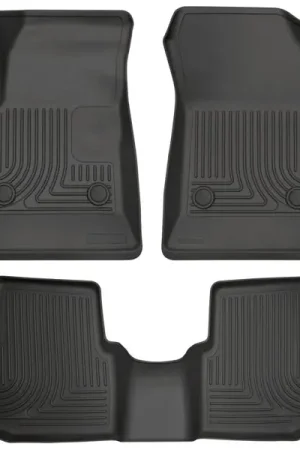 Next Day Delivery Husky Liners 2016-2017 Chevrolet Cruze WeatherBeater Combo Floor Liners - Black