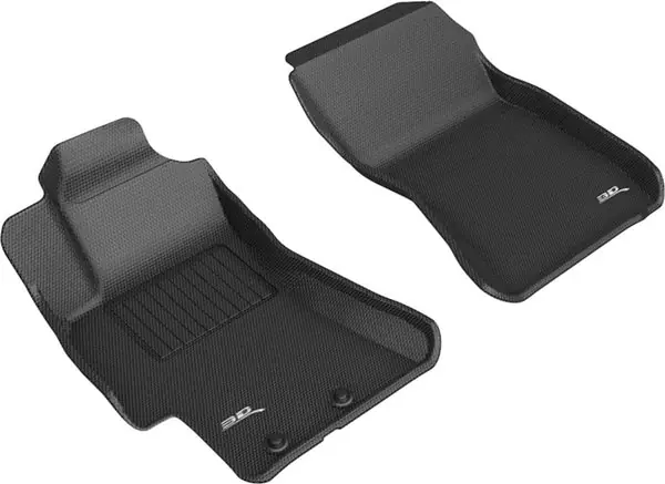 Limited Offer 3D MAXpider 08-11 Subaru Impreza / WRX / 08-14 Impreza WRX STI Kagu 1st Row Floormats - Black
