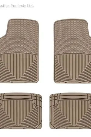 New Release WT Rubber Mats - Rear - Tan