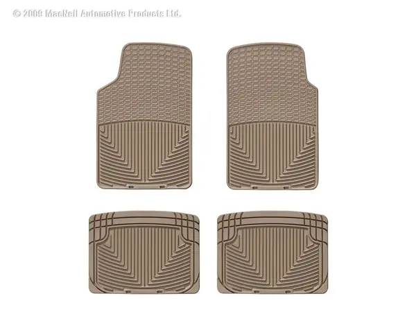 New Release WT Rubber Mats - Rear - Tan
