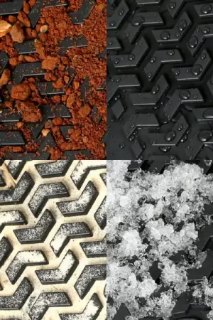 Rugged Ridge Floor Liner Front Black 1984-2001 Jeep Logo Cherokee XJ Same Day Shipping