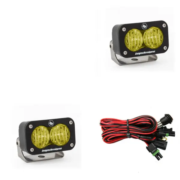 Baja Designs S2 Sport Wide Cornering Pattern Pair LED Work Light - Amber Reduced Price
