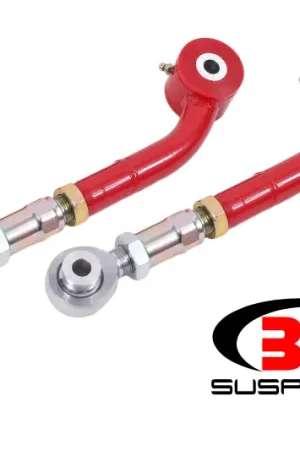 Factory Price BMR 08-17 Challenger Upper Trailing Arms w/ On-Car Adj. Poly/Rod Ends - Red