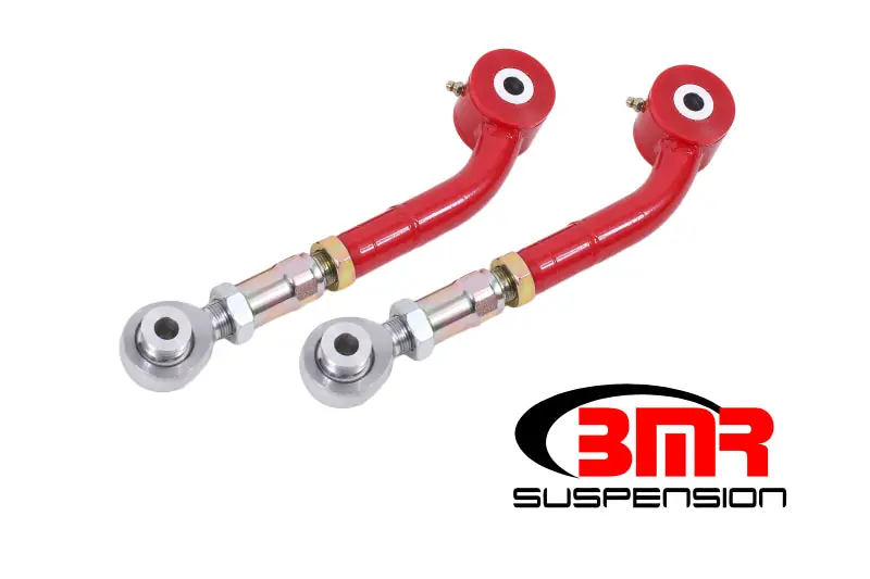 Factory Price BMR 08-17 Challenger Upper Trailing Arms w/ On-Car Adj. Poly/Rod Ends - Red