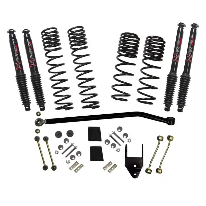 Markdown Skyjacker 21-23 Jeep Wrangler JL Rubicon 4XE 4 Dr LT 3.75in Coil Sys w/ Black MAX Shocks