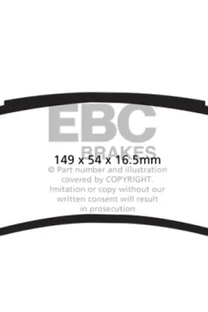 EBC 15+ Ford F150 2.7 Twin Turbo (2WD) Ultimax2 Rear Brake Pads Last Chance