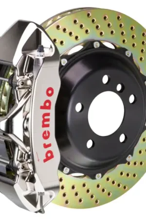 Brembo 15-21 NX Front GTR BBK 6 Piston Billet380x32 2pc Rotor Drilled- Nickel Plated Top Rated