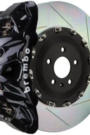 Brembo 16+ Q7 (4M)/19+ Q8 (4M) Front GT BBK 8 Piston Cast 412x38 2pc Rotor Slotted Type-1-Black Original