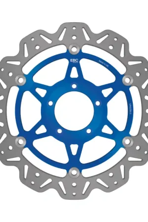 Viral EBC 04-06 Ducati 749 Dark Monoposto/Biposto Front Left/Right Vee Floating Blue Rotor