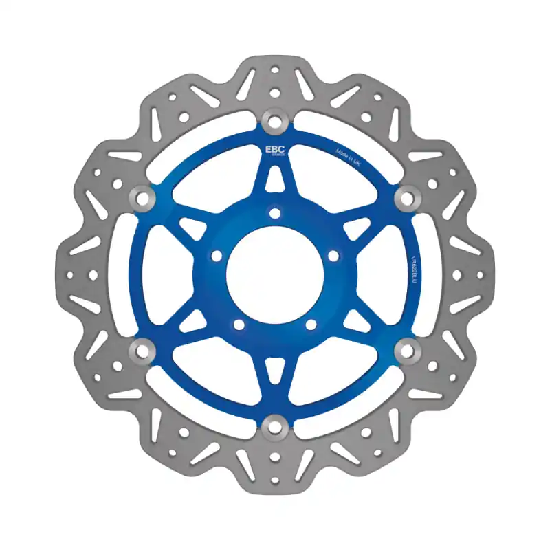Viral EBC 04-06 Ducati 749 Dark Monoposto/Biposto Front Left/Right Vee Floating Blue Rotor