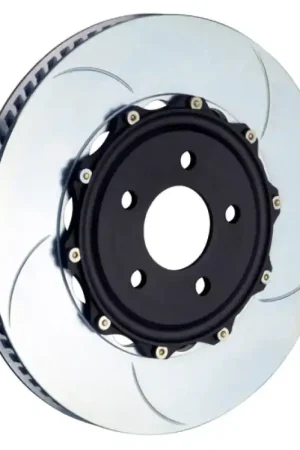 Brembo 03-10 Murcielago LP640 Excl Carbon-Ceramic Brake Fr 2-Piece Discs 380x34 2pc Rtr Slot Type-5 Free Returns