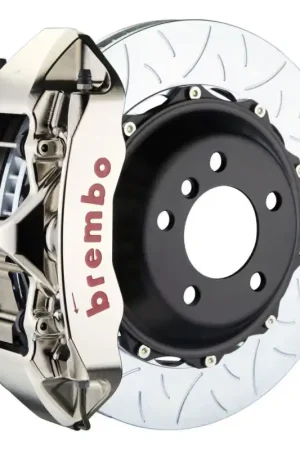 Limited Offer Brembo 01-07 C-Class/Includ. AMG Front GTR BBK 6 Pist Billet 355x32 2pc Rotor Slotted Type3- Nickel