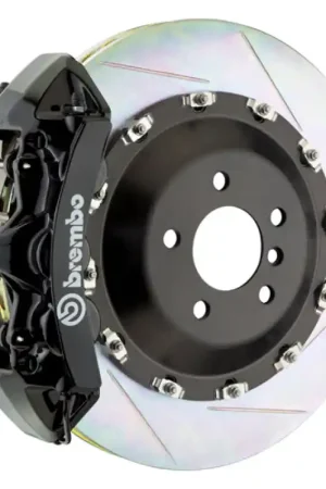 Best Choice Brembo 17-23 540i Front GT BBK 6 Piston Cast 405x34 2pc Rotor Slotted Type1-Black