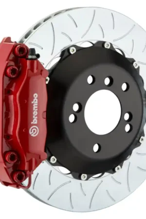 Brembo 05-11 G55 AMG Rear GT BBK 4 Piston Cast 2pc 345x28 2pc Rotor Slotted Type3-Red Shop Now